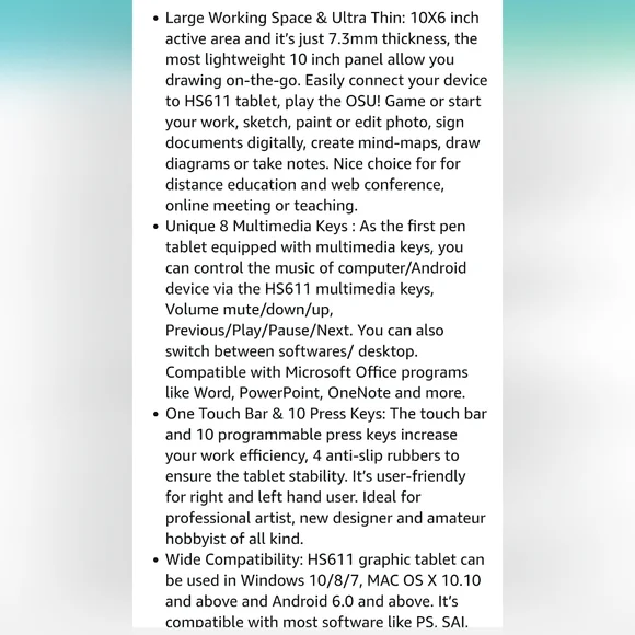 Huion Drawing Tablet - Picture 13 of 15